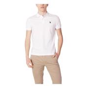 Klassisk Hvid Polo Shirt