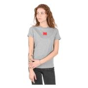 Hugo Kvinder T-Shirt i Mellemgrå