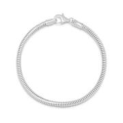 Men's Silver Round Chain Bracelet