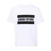 Know Future Hvid T-shirt med Frontprint