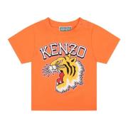 Orange Tiger Logo T-Shirt
