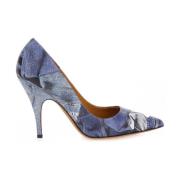 Vintage Denim Patchwork Pumps