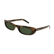 Grøn Linse Havana Solbriller