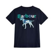 T-shirt med personligt designet hundeprint