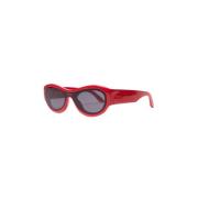 Røde Transparente Solbriller