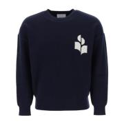 Atley Jacquard Logo Sweater
