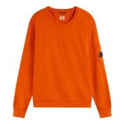 Bomuld Diagonal Fleece Sweatshirt