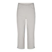 Laurie Anabelle Regular Capri Ml Trousers Regular 29745 25137 Grey Sand