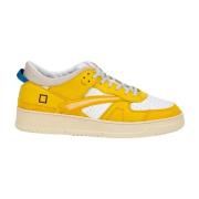 Hvide og gule Torneo sneakers