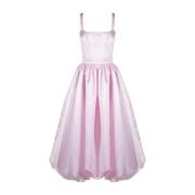 Pink Prinsesse Ballon Midi Kjole