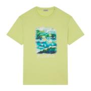 Riviera Print Lime T-shirt