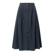 Rue de Tokyo Pippa Garment Dyed Poplin Skirt
