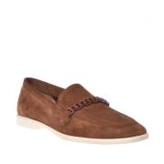 Loafer in brown suede