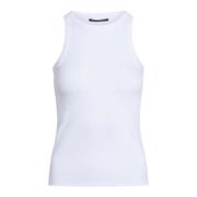 Bruuns Bazaar Women Katybb Rib Ærmeløse top Toppe T-Shirts Bbw2378 White