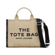 Jacquard Mellem Tote Taske