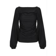 Gestuz Rifagz Ls Blouse Toppe & T-Shirts 10908447 Black