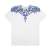 Stitch Wings Hvid Bomulds T-shirt