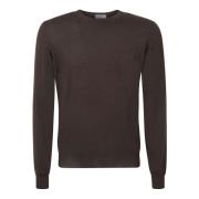 Brun Merino Langærmet Sweatshirt