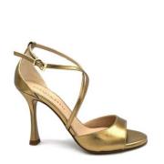 Antik Guld Læder Sandal