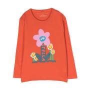 Orange Bomuld Baby Pige T-Shirt