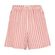Soaked In Luxury Slbelira Shorts Shorts & Knickers 30407452 Hot Coral Stripes