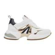 Moderne Marble Sneakers med Kobberdetaljer