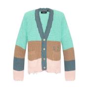 Cardigan med vintageeffekt