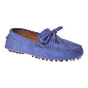 Loafer in blue suede
