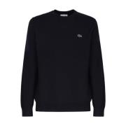 Blå Crew Neck Sweater med Ikonisk Logo