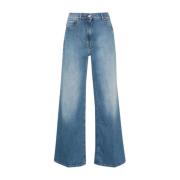 Flared Jeans med High-Rise Talje