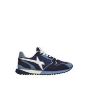 Blå Sneakers Navy-Celeste Unisex Stil