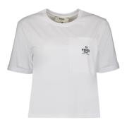 Broderet Logo Rund Hals T-shirt