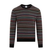 Farverig Crew Neck Sweater