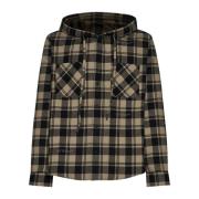 Flannel Hooded Shirt