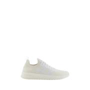 Creme Sneakers Stilfuldt Minimalistisk Design