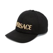 Sort Logo-Broderet Baseball Cap