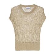 Guld Metallic Strik T-shirt