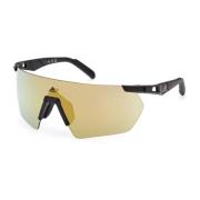 Matte Black/Light Brown Sunglasses SP0063