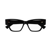 Cat-Eye Acetat Briller med Ikonisk Stud