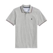 Lys Grå Gylden Fleece Supima Tippet Polo Shirt