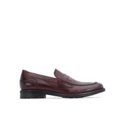 Burgundy Calfskin Orwell Band Loafers Mocasin