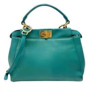 Pre-owned Stof fendi-tasker