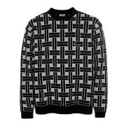 Relief Jacquard Weave Jumper