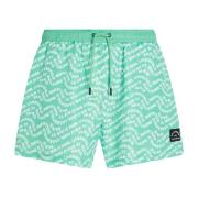 Mænds Wave AOP Boardshorts