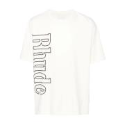 Logo Print Bomulds T-shirt