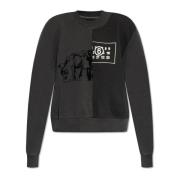 Sweatshirt med logo