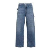 Blå Cargo Denim Jeans