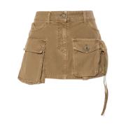 Chic Mini Skirt Fay Khaki