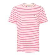 Stribet T-shirt Chateau Rose