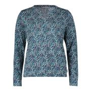 Grafisk Print Casual Skjorte